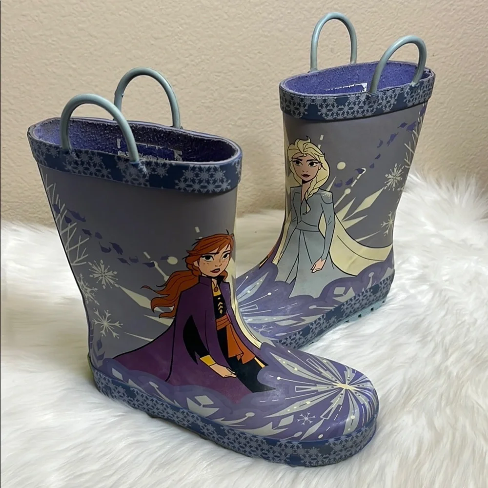 Western Chief Frozen Disney Kids Purple Rain Boots